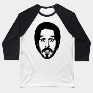 T.J. Miller Funny Face: Humorous Artwork for Comedy Enthusiasts Baseball T-Shirt